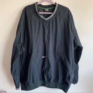 Vtg Nike black windbreaker pullover